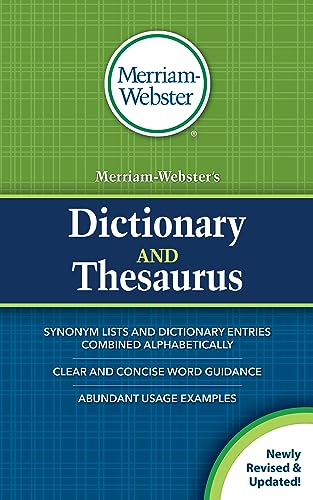 Merriam-Webster’s Dictionary and Thesaurus, Newest Edition, Kindle Edition Kindle eBook